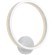 Eglo Cadinaro 39897 Настенное LED-бра в современном эко-стиле, 12Вт, 220В, 3000К, 1700лм, CRI90, IP20, серые сталь и коричневое дерево, белый пластиковый рассеиватель, ширина 300 мм, высота 330 мм, вынос 65 мм