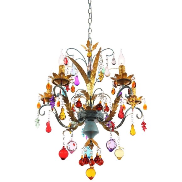 SL426.763.05 Люстра подвесная ST-Luce Разноцветный E14 5*40W JOANNA SL426.763.05 Люстра подвесная ST-Luce Разноцветный E14 5*40W JOANNA