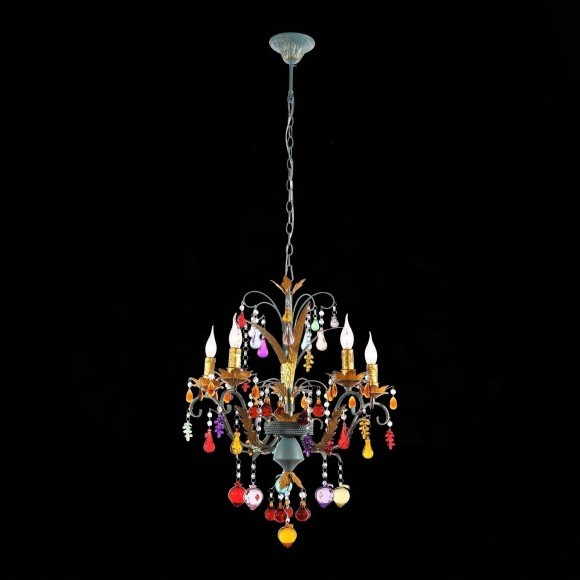 SL426.763.05 Люстра подвесная ST-Luce Разноцветный E14 5*40W JOANNA SL426.763.05 Люстра подвесная ST-Luce Разноцветный E14 5*40W JOANNA