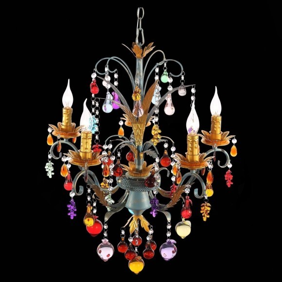 SL426.763.05 Люстра подвесная ST-Luce Разноцветный E14 5*40W JOANNA SL426.763.05 Люстра подвесная ST-Luce Разноцветный E14 5*40W JOANNA