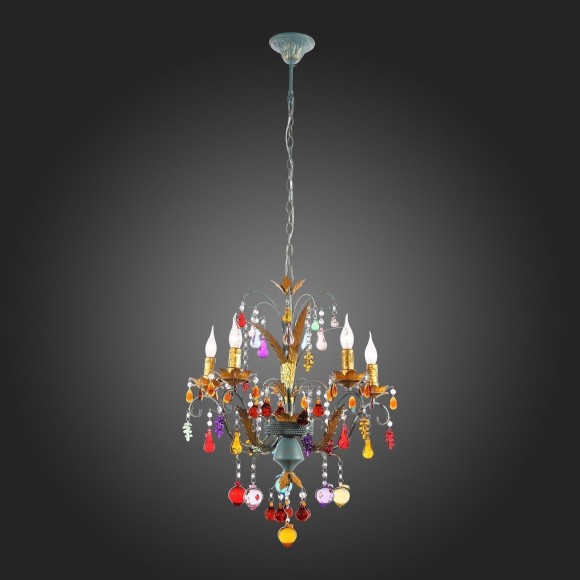 SL426.763.05 Люстра подвесная ST-Luce Разноцветный E14 5*40W JOANNA SL426.763.05 Люстра подвесная ST-Luce Разноцветный E14 5*40W JOANNA