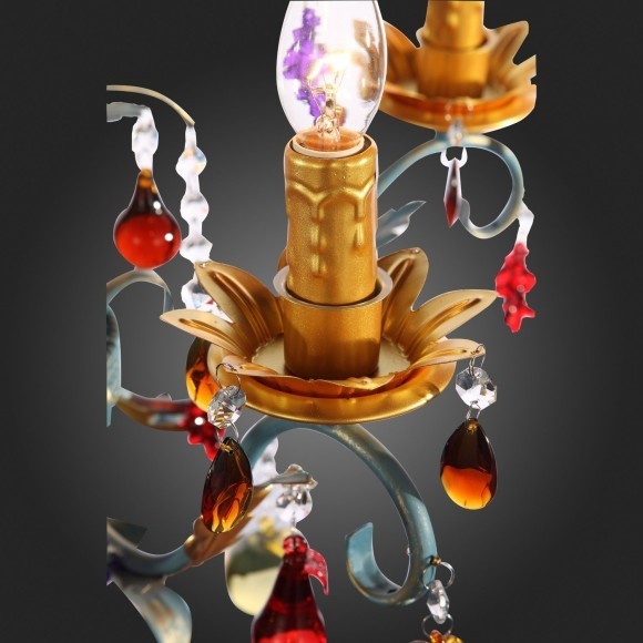 SL426.763.05 Люстра подвесная ST-Luce Разноцветный E14 5*40W JOANNA SL426.763.05 Люстра подвесная ST-Luce Разноцветный E14 5*40W JOANNA