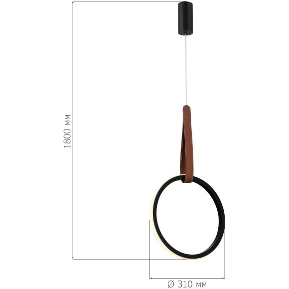 SL6131.403.12 Светильник подвесной ST-Luce Черный/Черный, Терракотовый LED 1*12W 4000K SHAPE SL6131.403.12 Светильник подвесной ST-Luce Черный/Черный, Терракотовый LED 1*12W 4000K SHAPE