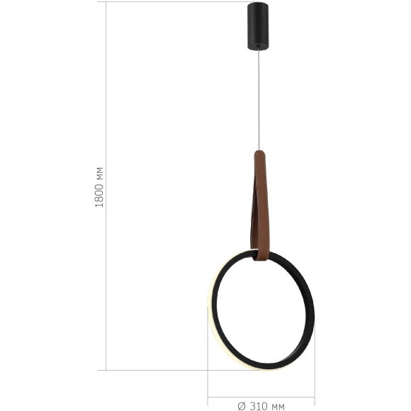 SL6131.403.12 Светильник подвесной ST-Luce Черный/Черный, Терракотовый LED 1*12W 4000K SHAPE SL6131.403.12 Светильник подвесной ST-Luce Черный/Черный, Терракотовый LED 1*12W 4000K SHAPE