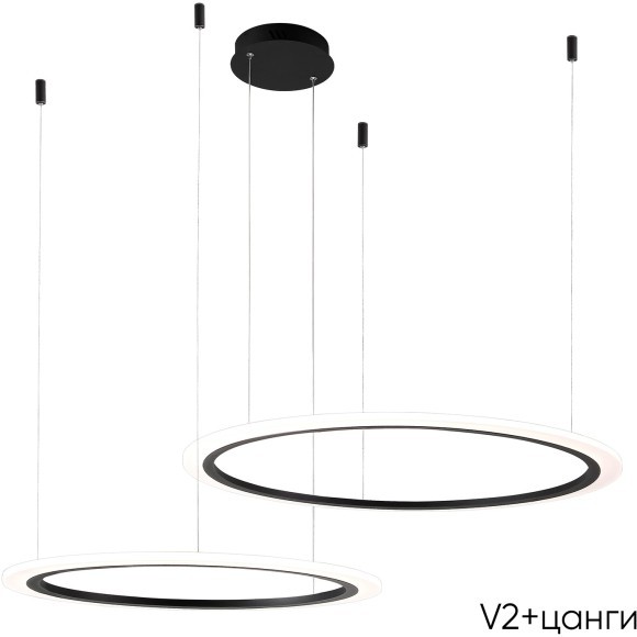 Люстра Crystal Lux MANZANA SP53W LED BLACK Люстра Crystal Lux MANZANA SP53W LED BLACK