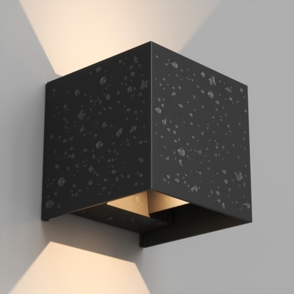 DK9770-BK Настенный светодиодный уличный светильник MALBEC, IP54, 6 Вт, 3000K, черный, алюминий