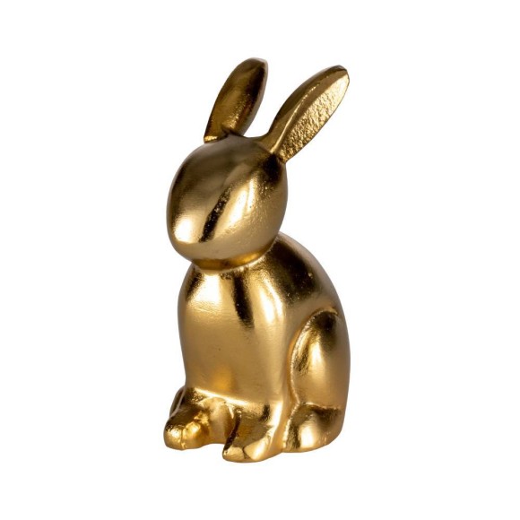 427311 Статуэтка Заяц VOHILAVA, L100, B65, H130, алюминий, золотой 427311 Статуэтка Заяц VOHILAVA, L100, B65, H130, алюминий, золотой