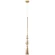 Светильник подвесной Crystal Lux LUX NEW SP1 B AMBER