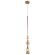 Светильник подвесной Crystal Lux LUX NEW SP1 B AMBER