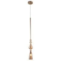 Светильник подвесной Crystal Lux LUX NEW SP1 B AMBER