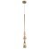 Светильник подвесной Crystal Lux LUX NEW SP1 B AMBER