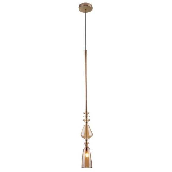 Светильник подвесной Crystal Lux LUX NEW SP1 B AMBER