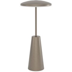 900924 Аккум. настольная лампа диммируемая сенсор. PICCOLA, 2W(LED), 2400K, 3000K, IP54, сталь, темный бронзовый