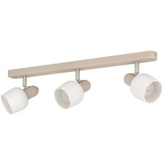 900716 Спот CORATO, 3X18W (E14), L520, H125, A150, сталь, песочный, матовый никель / стекло, белый