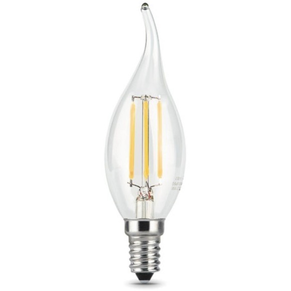 104801105 Лампа Gauss LED Filament Свеча на ветру E14 5W 420lm 2700K 1/10/50