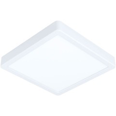 99237 Светодиодный накладной светильник FUEVA 5, 16,5W (LED), 210х210, H28, 1800lm, 3000K, сталь, белы