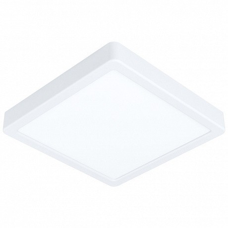 99237 Светодиодный накладной светильник FUEVA 5, 16,5W (LED), 210х210, H28, 1800lm, 3000K, сталь, белы