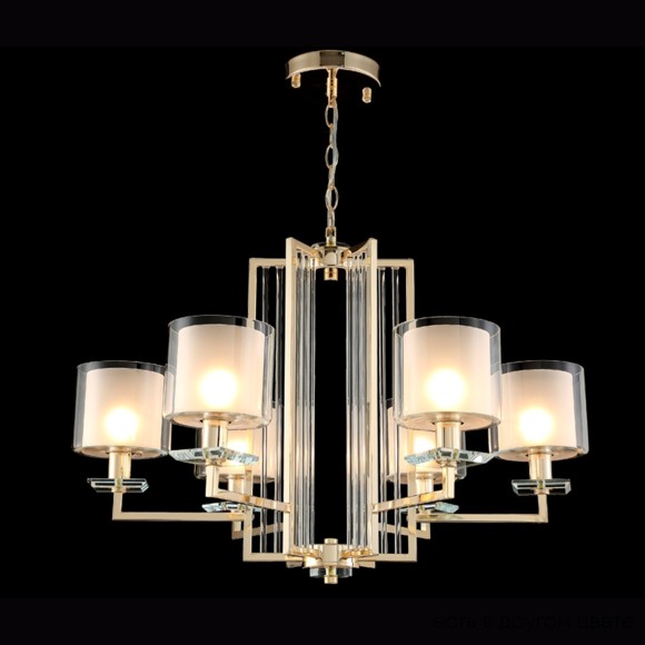 Люстра Crystal Lux NICOLAS SP-PL6 GOLD/WHITE Люстра Crystal Lux NICOLAS SP-PL6 GOLD/WHITE