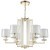 Люстра Crystal Lux NICOLAS SP-PL6 GOLD/WHITE