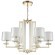 Люстра Crystal Lux NICOLAS SP-PL6 GOLD/WHITE