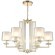 Люстра Crystal Lux NICOLAS SP-PL6 GOLD/WHITE
