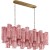 10580/1000R Pink Loft IT MURANO Подвесной светильник с 11 лампами E14, бронзовое металлическое основание, розовые стеклянные плафоны, IP20