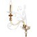 Бра Crystal Lux CATARINA AP1 V2 GOLD/TRANSPARENT-COGNAC