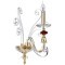 Бра Crystal Lux CATARINA AP1 V2 GOLD/TRANSPARENT-COGNAC