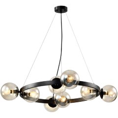 Подвесной светильник кольцом Lussole LSP-8797 FISHERS под лампы 8xE14 320W Подвесной светильник кольцом Lussole LSP-8797 FISHERS под лампы 8xE14 320W