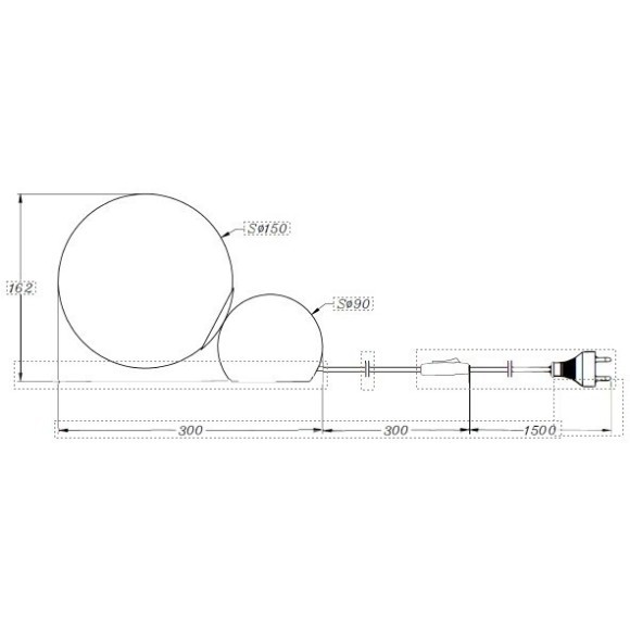 Интерьерная настольная лампа с выключателем Nostalgia MOD048TL-01G