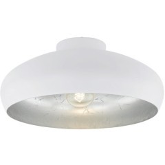 94548 Потолочный светильник MOGANO, 1х60W (E27), ?400, H170, сталь, белый, серебро