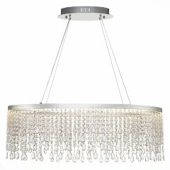 SL6201.103.37 Люстра подвесная ST-Luce Серебристый/Прозрачный LED 1*37W 3000K/4000K/6000K VEGA SL6201.103.37 Люстра подвесная ST-Luce Серебристый/Прозрачный LED 1*37W 3000K/4000K/6000K VEGA