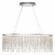 SL6201.103.37 Люстра подвесная ST-Luce Серебристый/Прозрачный LED 1*37W 3000K/4000K/6000K VEGA