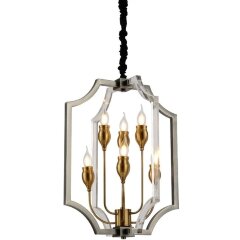 Подвесной светильник Modesco LDP 8014-3+3 BK+AK Подвесной светильник Modesco LDP 8014-3+3 BK+AK