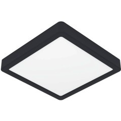 900587 Накладной светильник диммируемый FUEVA 5, 17W (LED), 3000K, L210, B210, H28, сталь, черный / пластик, белый