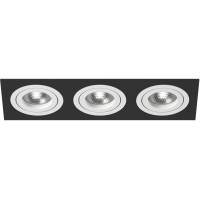 Встраиваемый светильник Lightstar i537060606 Intero 16 под лампы 3xGU10 150W