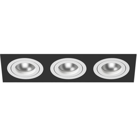 Встраиваемый светильник Lightstar i537060606 Intero 16 под лампы 3xGU10 150W