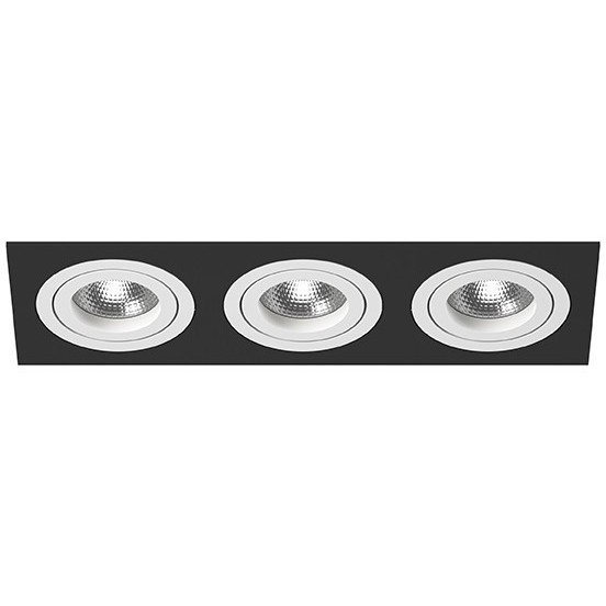 Встраиваемый светильник Lightstar i537060606 Intero 16 под лампы 3xGU10 150W