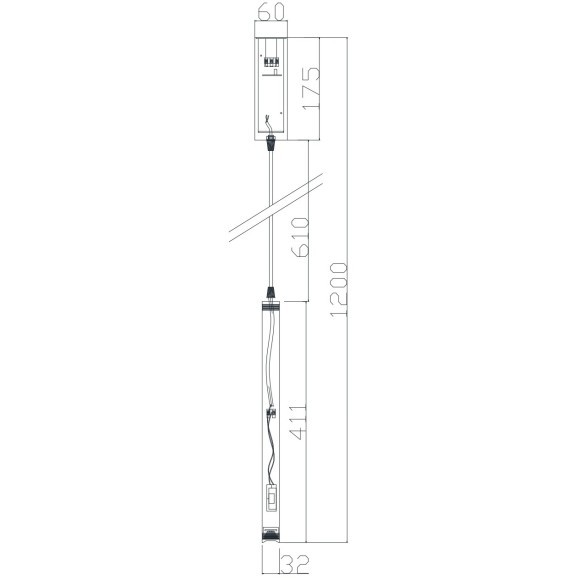 Подвесной светильник цилиндр Freya FR5168PL-L3W Telescope светодиодный LED 3W