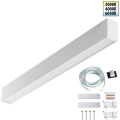 Светильник линейный Novotech светодиод. с переключ. цв. температуры IP20 LED 20W 220-240V 3000К\4000К\6000К FATTO 359602 Светильник линейный Novotech светодиод. с переключ. цв. температуры IP20 LED 20W 220-240V 3000К\4000К\6000К FATTO 359602