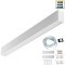 Светильник линейный Novotech светодиод. с переключ. цв. температуры IP20 LED 20W 220-240V 3000К\4000К\6000К FATTO 359602