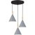 SLE1255-433-03 Светильник подвесной Черный/Серый E27 3*40W ARKET