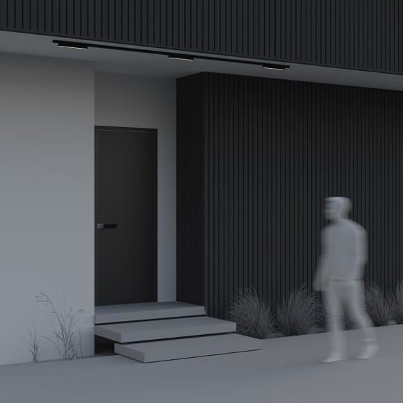 Уличный трековый светильник Maytoni Basis Exility IP 3000К 12Вт 120° O-TR02-1-S-12WB3K