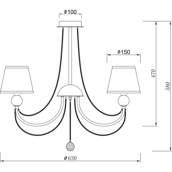 Люстра потолочная Freya FR5661-PL-03-CH Beverly под лампы 3xE14 40W Люстра потолочная Freya FR5661-PL-03-CH Beverly под лампы 3xE14 40W