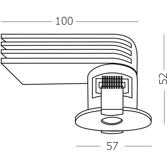 ST217.448.09 Св-к встр. Черный LED 1*9W 4000K 510Lm Ra90 36° IP20 D57xH52 220-240V Встраиваемые светильники