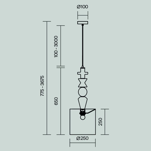 Подвесной светильник Maytoni MOD298PL-01W1 Подвесной светильник Maytoni MOD298PL-01W1