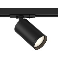 Однофазный двужильный трековый светильник Maytoni Unity TR020-1-GU10-B Focus S под сменную лампу GU10