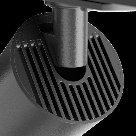 Однофазный двужильный трековый светильник Maytoni Unity TR020-1-GU10-B Focus S под сменную лампу GU10