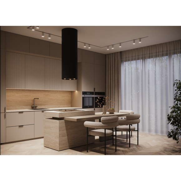 Однофазный двужильный трековый светильник Maytoni Unity TR020-1-GU10-B Focus S под сменную лампу GU10