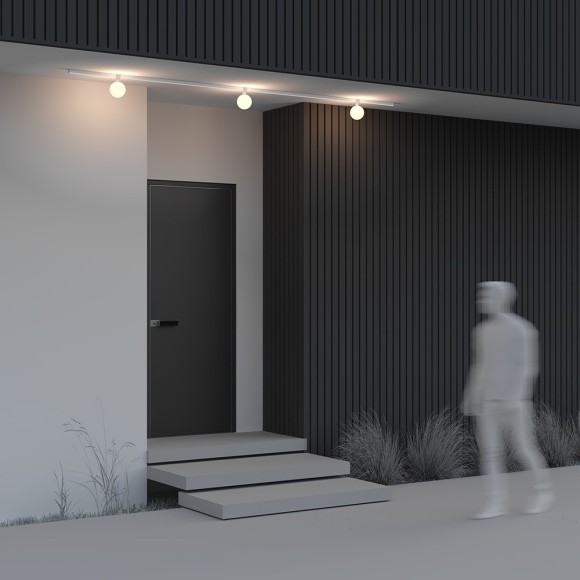 Уличный трековый светильник Outdoor O-TR01-1-S-9WW3K Уличный трековый светильник Outdoor O-TR01-1-S-9WW3K